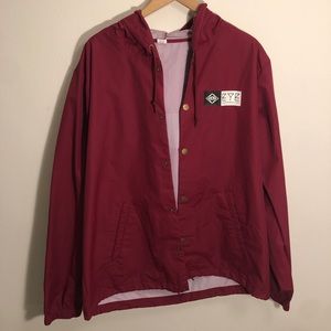 Rain Jacket (Maroon)